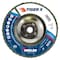 Weiler 6" Tiger X Flap Disc, Angled (TY29), Phenolic Backing, 40Z, 5/8-11" 51241 - alternate 1